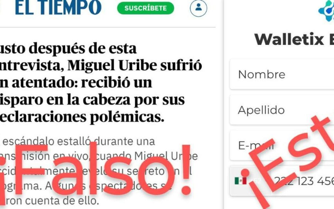 Walletix Ecológico, estafa en Colombia que X permite usar imagen y atentado de Miguel Uribe para robar